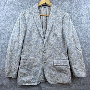J Crew Blazer Mens 38R Grey Blue Ludlow Academia Preppy Sport Coat Jacket